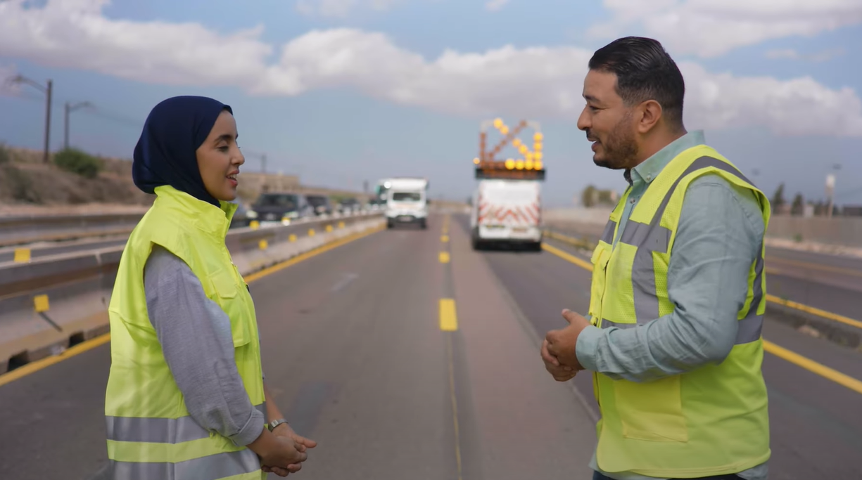 Chantier de triplement de l'autoroute