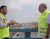 Chantier de triplement de l'autoroute de Casablanca
